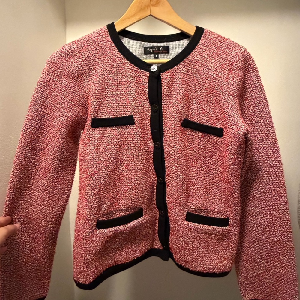 Agnes b. knit cardigan